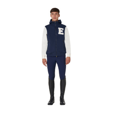 Sudadera equitación hombre Equestro bicolor con cremallera Sudadera equitación hombre Equestro bicolor con cremallera