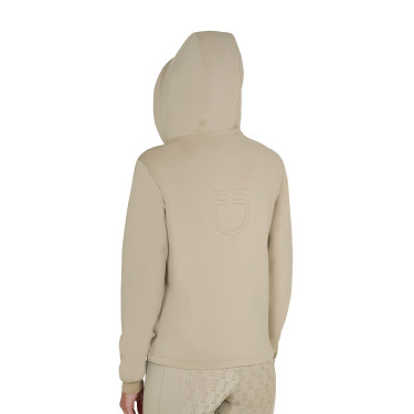 Sudadera crop con capucha Equestro mujer equitación Sudadera crop con capucha Equestro mujer equitación