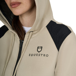 Sudadera crop con capucha Equestro mujer equitación Sudadera crop con capucha Equestro mujer equitación