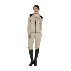 Sudadera crop con capucha Equestro mujer equitación Sudadera crop con capucha Equestro mujer equitación