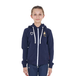 Sudadera infantil de equitación Equestro x FISE unisex