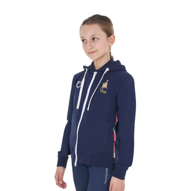 Sudadera infantil de equitación Equestro x FISE unisex