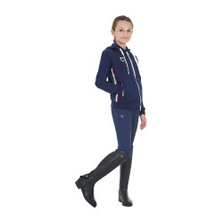 Sudadera infantil de equitación Equestro x FISE unisex