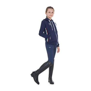 Sudadera infantil de equitación Equestro x FISE unisex