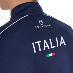 Camiseta interior de entrenamiento para hombre Equestro x FISE Americana marina Azul marino