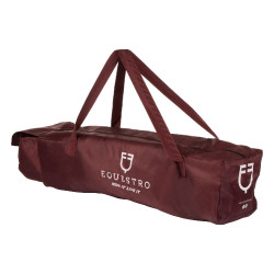 Juego de protectores de transporte y protector de cola Equestro con parche de caucho Burdeos