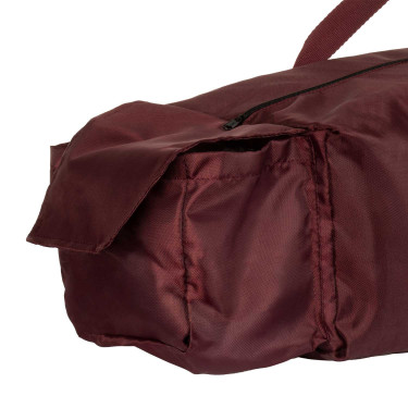 Juego de protectores de transporte y protector de cola Equestro con parche de caucho Burdeos