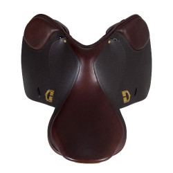 Silla de salto Equestro Evolution Pro Marrón oscuro Marr&amp;amp;amp;oacute;n