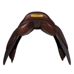 Silla de salto Equestro Evolution Pro Marrón oscuro Marr&amp;amp;amp;oacute;n