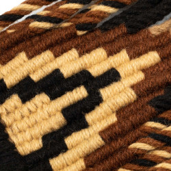 Cincha de mohair para equitación Pool’s con refuerzo de cuero