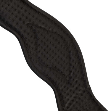 Cincha de doma Equestro de cuero suave Negro