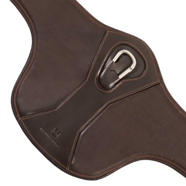 Cincha de pechera Equestro de cuero Marrón oscuro Marrón Cincha de pechera Equestro de cuero Marrón oscuro Marrón