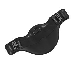 Cinchón corto Acavallo Gel Classic PVC Negro