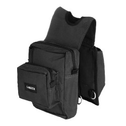 Bolsa de silla western Lakota para pomo Negro