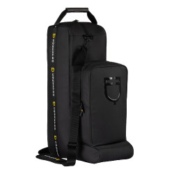 Bolsa para botas y casco Equestro en tejido técnico Negro
