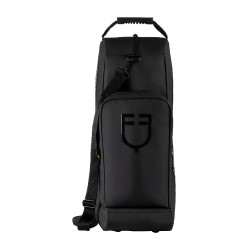 Bolsa para botas y casco Equestro en tejido técnico Negro