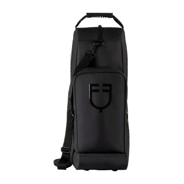 Bolsa para botas y casco Equestro en tejido técnico Negro