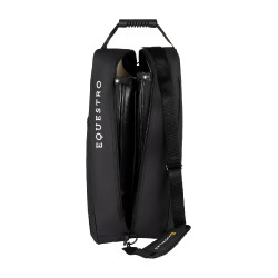 Bolsa para botas y casco Equestro en tejido técnico Negro