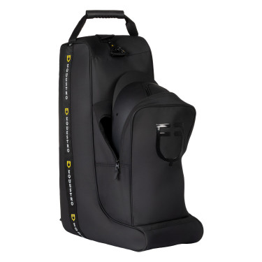 Bolsa para botas y casco Equestro en tejido técnico Negro