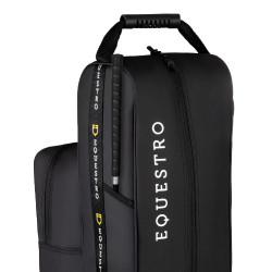 Bolsa para botas y casco Equestro en tejido técnico Negro