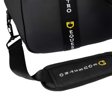 Bolsa para botas y casco Equestro en tejido técnico Negro