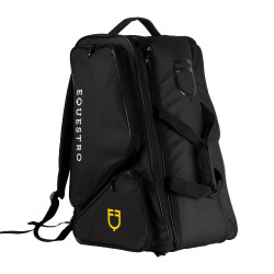 Bolsa para botas Equestro de tejido técnico con diseño inteligente Negro
