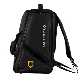 Bolsa para botas Equestro de tejido técnico con diseño inteligente Negro