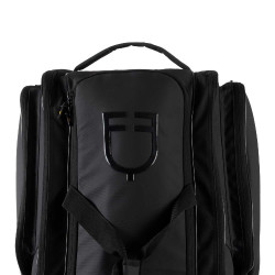 Bolsa para botas Equestro de tejido técnico con diseño inteligente Negro