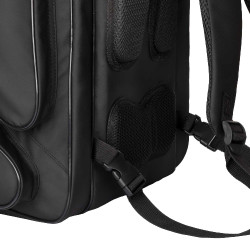 Bolsa para botas Equestro de tejido técnico con diseño inteligente Negro