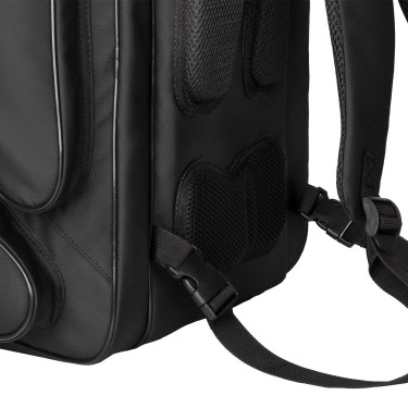 Bolsa para botas Equestro de tejido técnico con diseño inteligente Negro