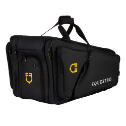 Bolsa para botas Equestro de tejido técnico con diseño inteligente Negro