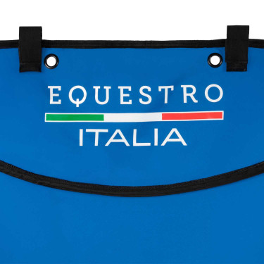 Cortina larga para box Equestro x FISE con logo bordado Azul de Savoie