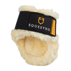Protector de menudillos Equestro con borreguillo sintético Negro Protector de menudillos Equestro con borreguillo sintético Negro