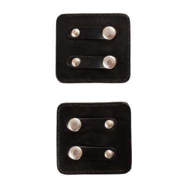 Porta-número de concurso Equestro 3 cifras 9×8 cm Negro