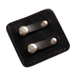 Porta-número de concurso Equestro 3 cifras 9×8 cm Negro