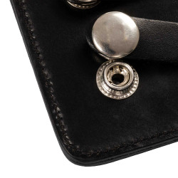 Porta-número de concurso Equestro 3 cifras 9×8 cm Negro