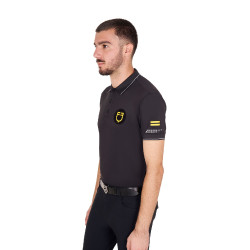 Polo hombre Equestro Scuderia de manga corta Negro Polo hombre Equestro Scuderia de manga corta Negro