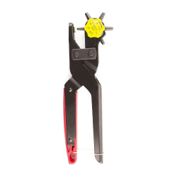 Tenaza de cuero profesional Umbria Equitazione Negro