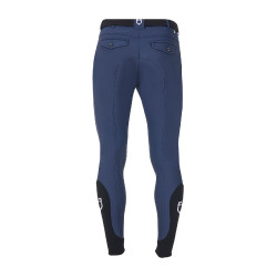 Pantalón de equitación para hombre Equestro x FISE con grip en las rodillas Americana marina Azul marino Pantalón de equitación para hombre Equestro x FISE con grip en las rodillas Americana marina Azul marino