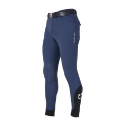 Pantalón de equitación para hombre Equestro x FISE con grip en las rodillas Americana marina Azul marino Pantalón de equitación para hombre Equestro x FISE con grip en las rodillas Americana marina Azul marino