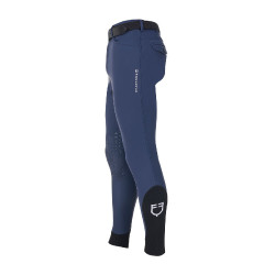 Pantalón de equitación para hombre Equestro x FISE con grip en las rodillas Americana marina Azul marino Pantalón de equitación para hombre Equestro x FISE con grip en las rodillas Americana marina Azul marino