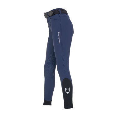 Pantalón de equitación infantil unisex Equestro x FISE con grip en las rodillas Americana marina Azul marino Pantalón de equitación infantil unisex Equestro x FISE con grip en las rodillas Americana marina Azul marino