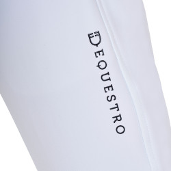 Pantalón de equitación infantil unisex Equestro x FISE con grip en las rodillas Blanco Pantalón de equitación infantil unisex Equestro x FISE con grip en las rodillas Blanco