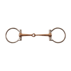 Mors D western de equitación en inox y cobre Pool’s