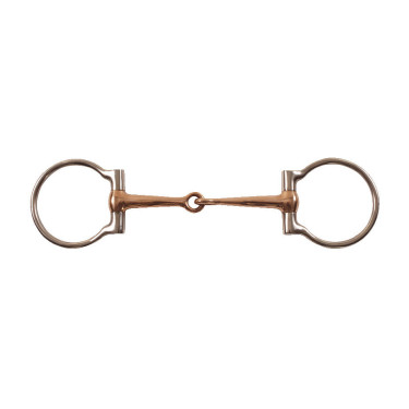 Mors D western de equitación en inox y cobre Pool’s