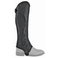Mini-chaps Equestro Lincoln de cuero Negro