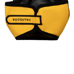 Careta antimoscas Equestro con logotipo frontal Amarillo Careta antimoscas Equestro con logotipo frontal Amarillo