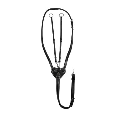 Martingala con anillas Supreme ajustable Negro