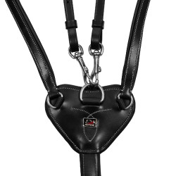 Martingala con anillas Supreme ajustable Negro