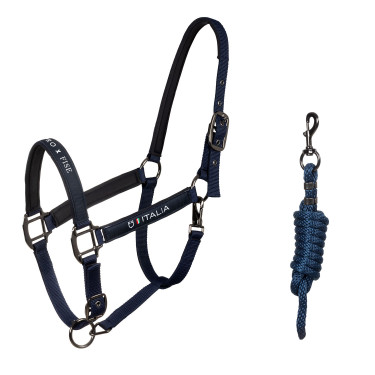 Cabezadas Equestro x FISE acolchadas y ajustables Americana marina Azul marino Cabezadas Equestro x FISE acolchadas y ajustables Americana marina Azul marino